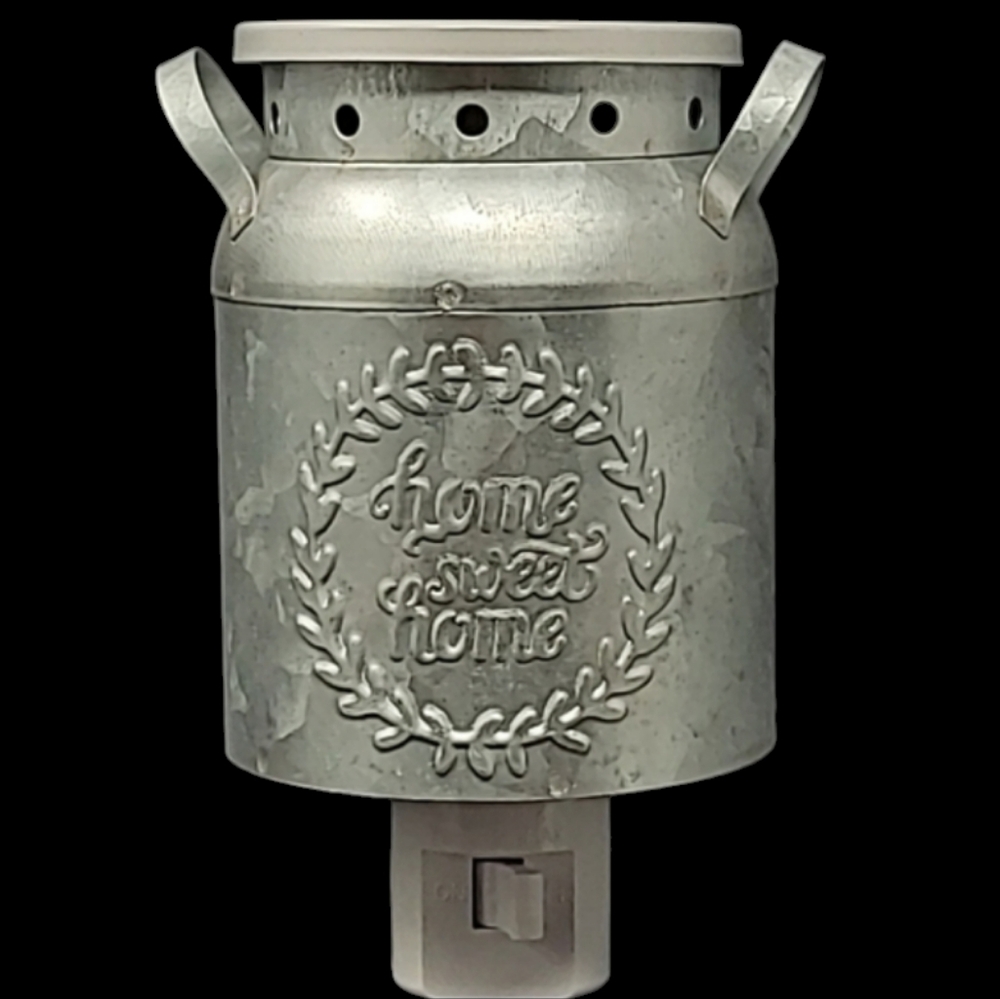 SONOMA "HOME SWEET HOME" MILK CAN OUTLET WAX WARMER